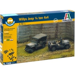 Сборная модель ITALERI Willys Jeep 1/4 Ton 4x4 (1:72)