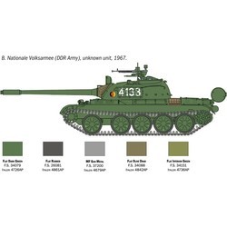 Сборная модель ITALERI T-55 A (1:72)