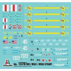 Сборная модель ITALERI M3/M3A1 Stuart (1:56)