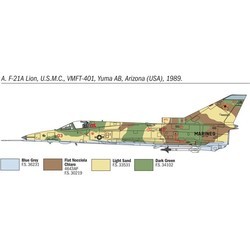 Сборная модель ITALERI F-21A Lion/Kfir C.1 (1:72)