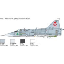 Сборная модель ITALERI Saab JA/AJ 37 Viggen (1:48)