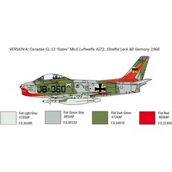 Сборная модель ITALERI F-86E Sabre (1:48)