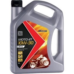 Моторное масло AKross Moto 4T 10W-30 4L