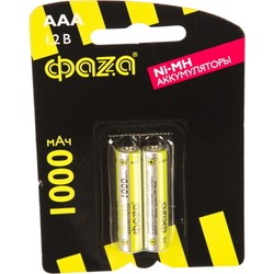 Аккумулятор / батарейка FAZA 2xAAA 1000 mAh