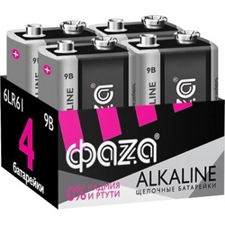 Аккумулятор / батарейка FAZA Alkaline 4xKrona