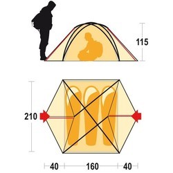 Палатки Ferrino Aerial 3