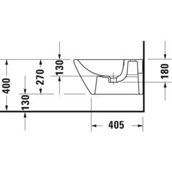 Биде Duravit D-Neo 2295150000