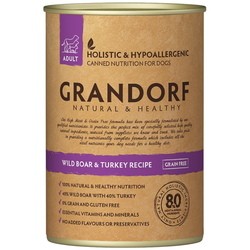 Корм для собак Grandorf Adult Canned Wild Boar/Turkey 0.4 kg