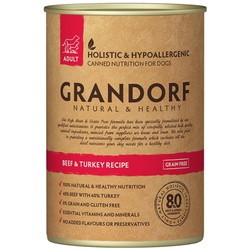 Корм для собак Grandorf Adult Canned with Beef/Turkey 0.4 kg