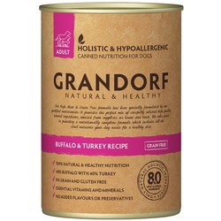 Корм для собак Grandorf Adult Canned with Buffalo/Turkey 0.4 kg