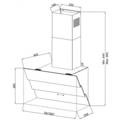 Вытяжка Zirtal Alno 60 BL