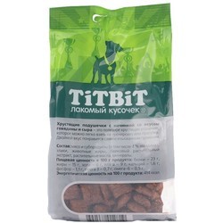 Корм для собак TiTBiT Crispy Pads Beef/Cheese 0.09 kg