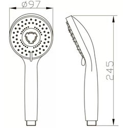 Душевая система Argo Lux AGD 20.1331 P