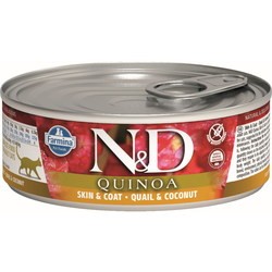 Корм для кошек Farmina Quinoa Canned Skin&Coat Quail 0.08 kg