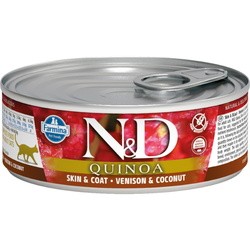 Корм для кошек Farmina Quinoa Canned Skin&Coat Venison 0.08 kg