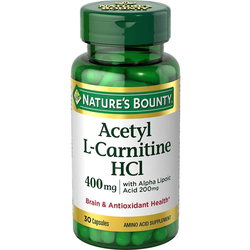 Сжигатель жира Natures Bounty Acetyl L-Carnitine HCI 400 mg 30 cap