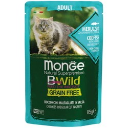 Корм для кошек Monge Bwild Grain Free Merluzzo 0.08 kg