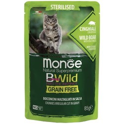 Корм для кошек Monge Bwild Grain Free Bocconcini Cinghiale 0.08 kg