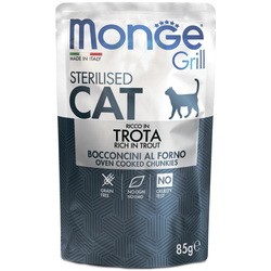 Корм для кошек Monge Grill Trota Sterilised 0.08 kg