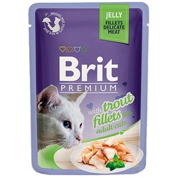 Корм для кошек Brit Premium Pouch Trout Fillets 0.08 kg
