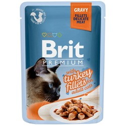 Корм для кошек Brit Premium Pouch Turkey Fillets 0.08 kg