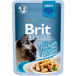 Корм для кошек Brit Premium Pouch Chicken Fillets 0.08 kg