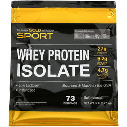 Протеин California Gold Nutrition Whey Protein Isolate 2.27 kg