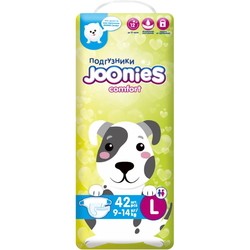 Подгузники Joonies Comfort Diapers L / 42 pcs