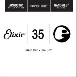 Струны Elixir Acoustic Nanoweb 35