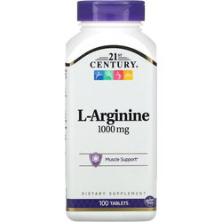 Аминокислоты 21st Century L-Arginine 1000 mg 100 tab