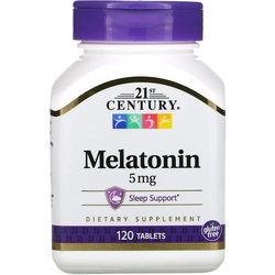 Аминокислоты 21st Century Melatonin 5 mg 120 tab