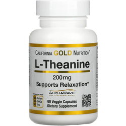 Аминокислоты California Gold Nutrition L-Theanine 200 mg