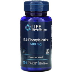 Аминокислоты Life Extension D-L-Phenylalanine 500 mg