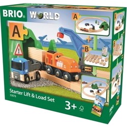 Автотрек / железная дорога BRIO Starter Lift and Load Set 33878
