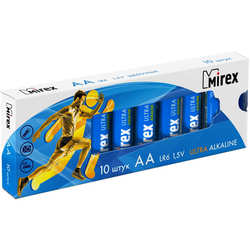 Аккумулятор / батарейка Mirex 10xAA Ultra Alkaline