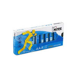 Аккумулятор / батарейка Mirex 10xAAA Ultra Alkaline