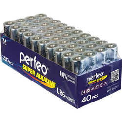 Аккумулятор / батарейка Perfeo Super Alkaline 40xAA