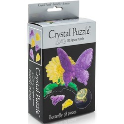 3D пазл Crystal Puzzle Butterfly 90222