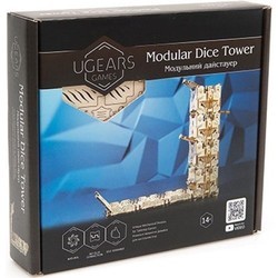 3D пазл UGears Dice Tower 70069