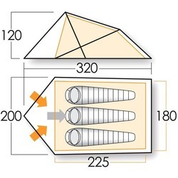 Палатки Vango Mirage 300