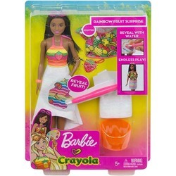Кукла Barbie Crayola Rainbow Fruit Surprise Doll and Fashions GBK19