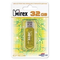 USB Flash (флешка) Mirex ELF (желтый)