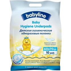 Подгузники Babyline Underpads 60x70 / 10 pcs