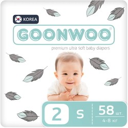 Подгузники Goonwoo Diapers S / 58 pcs