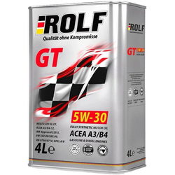 Моторное масло Rolf GT 5W-30 ACEA A3/B4 4L