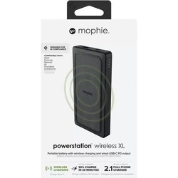 Powerbank аккумулятор Mophie Powerstation Wireless PD XL 10K