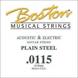 Струны Boston Acoustics BPL-0115 plain steel single