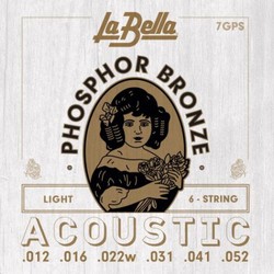 Струны La Bella Phosphor Bronze 7GPS 12-52