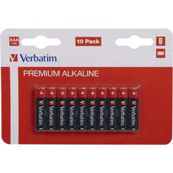 Аккумулятор / батарейка Verbatim Premium 10xAAA