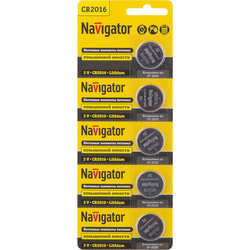 Аккумулятор / батарейка Navigator 5xCR2016